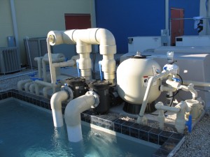 Pool Equipment at the Boys and Girls Club