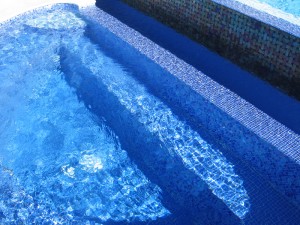 Residential Pool with mozaic tile