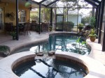 Custom Residential Pool & Spa with tile