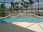 Custom Residential Pool & Spa with tiled walls