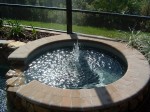 Residential Spa with Fountain